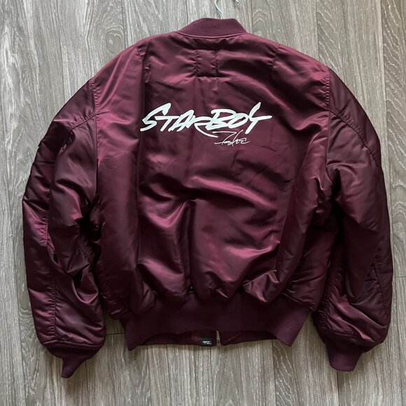 Alpha Industries x XO "Starboy" Bomber Jacket - XL - Picture 2 of 3